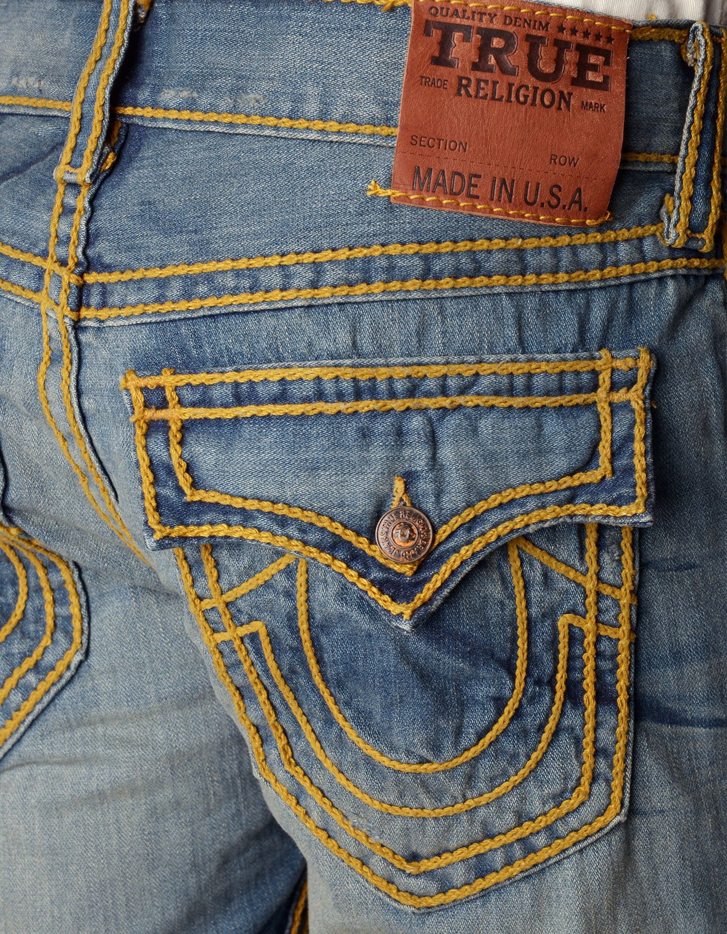 RICKY STRAIGHT ROPE STITCH MENS JEAN